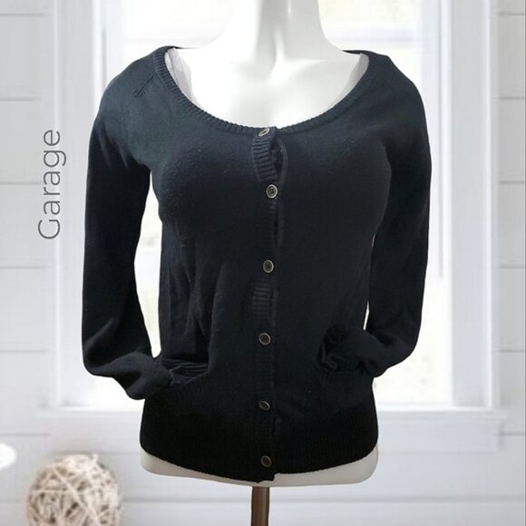 Garage Scoop Neck Lace Cardigan - Picture 11 of 16